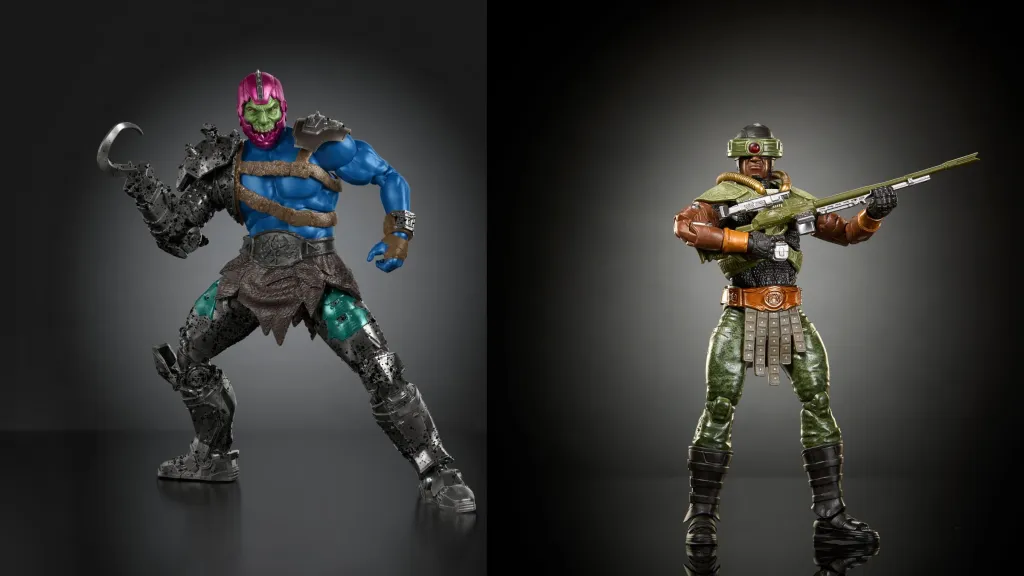 Masters of the Universe Chronicles Action Figures of Tri-Klops and Trap Jaw