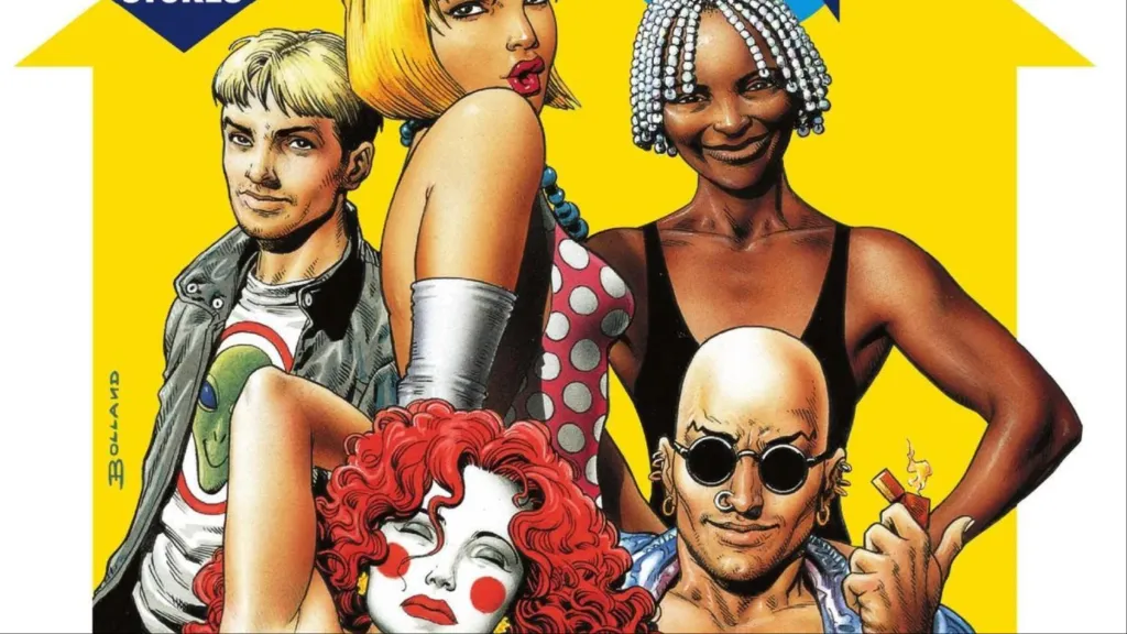 Jack Frost, Lord Fanny, Boy, King Mob, and Ragged Robin all together