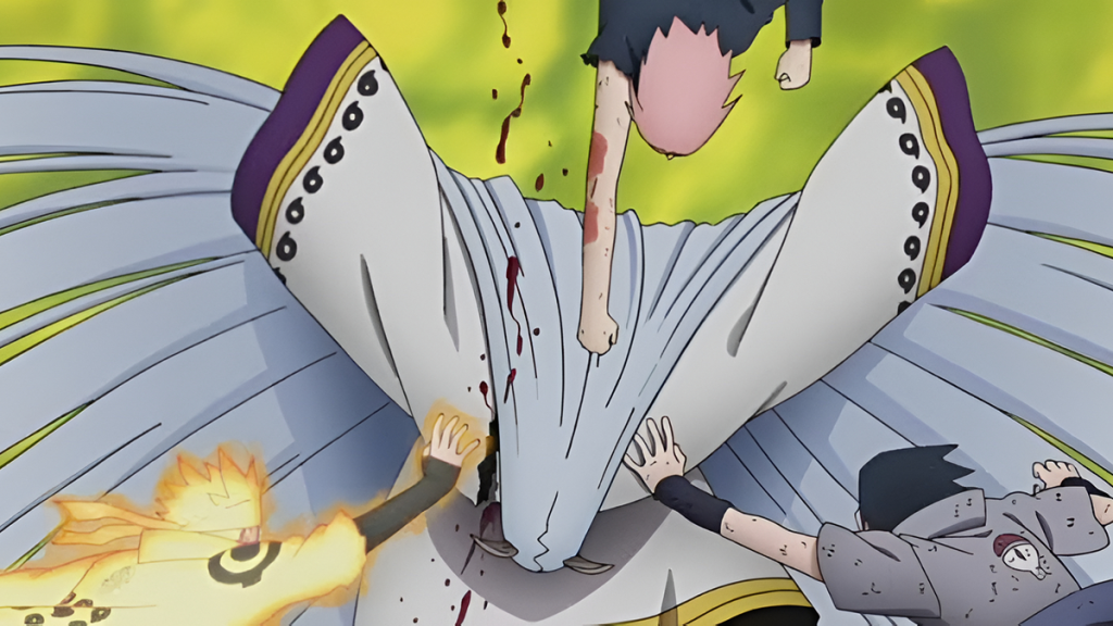 Naruto Sakura Punches Kaguya