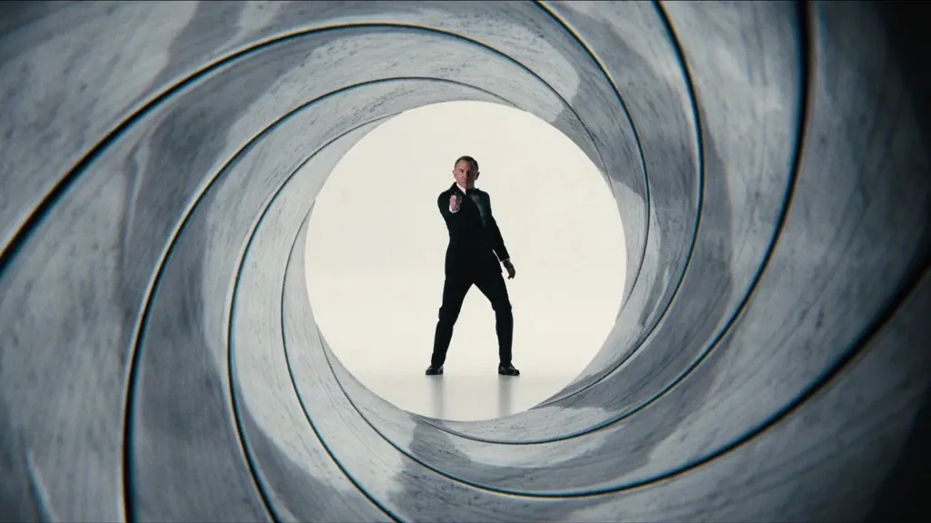 No Time to Die gun barrel sequence