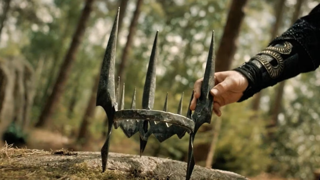 Morgoth's crown in The Rings of Power Season 2