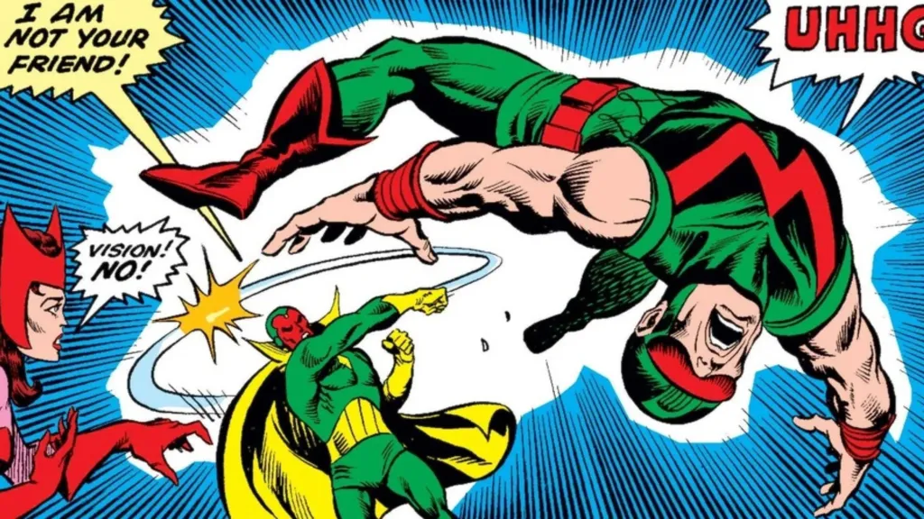 Vision vs Wonder Man