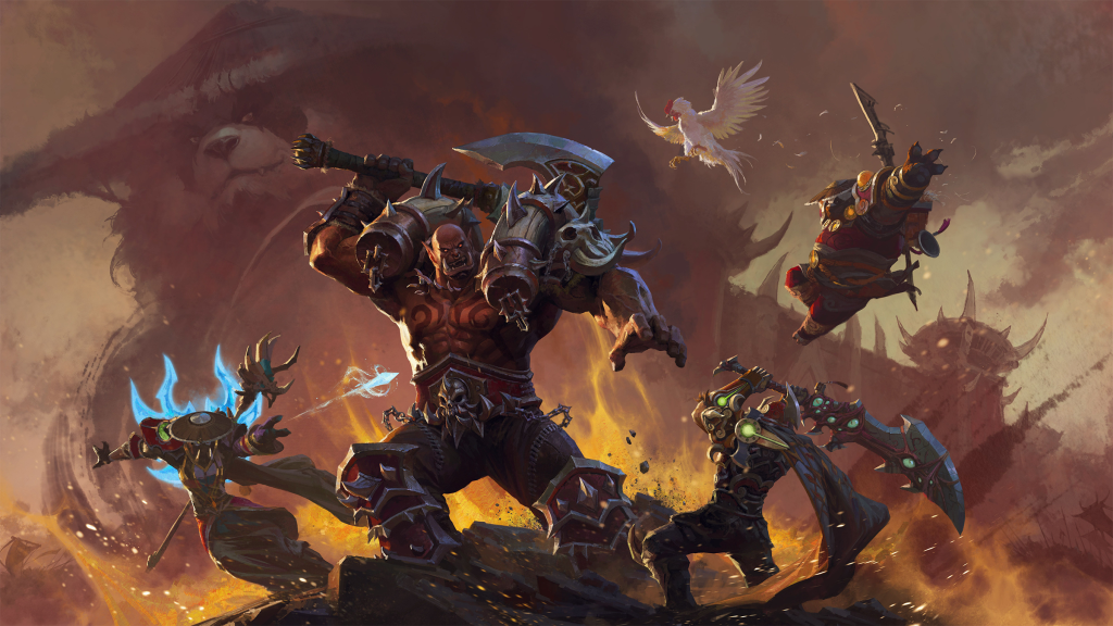 Promotional art for World of Warcraft.