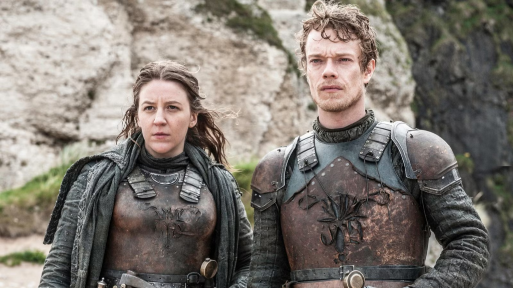 Yara and Theon Greyjoy in Game of Thrones