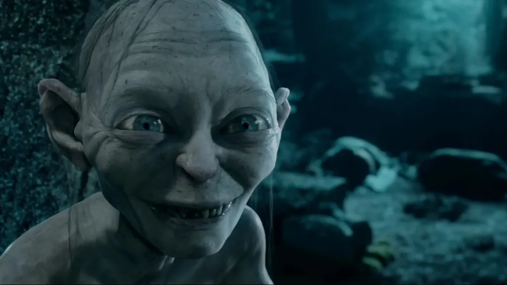 Gollum/Smeagol in the original Lord of the Rings trilogy.
