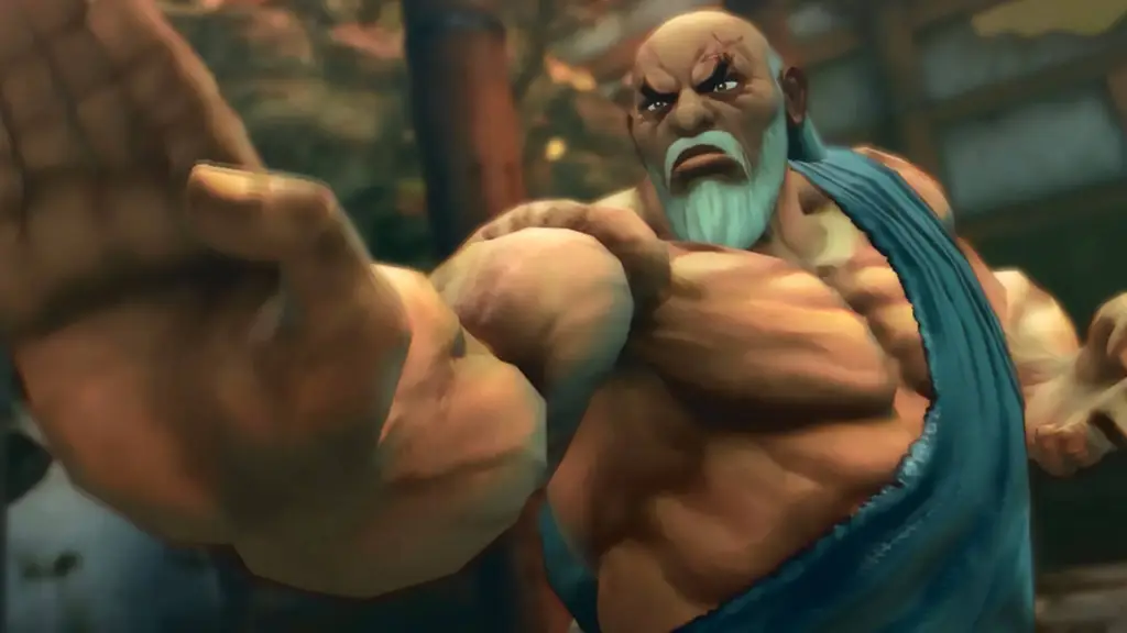 Street Fighter 4 Gouken character intro as optional arcade boss