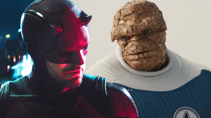 Split image of Daredevil and the Thing in the MCU's 2026 releases