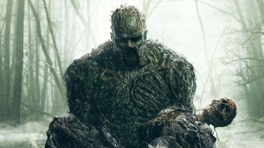 A promotional image for the Swamp Thing TV show