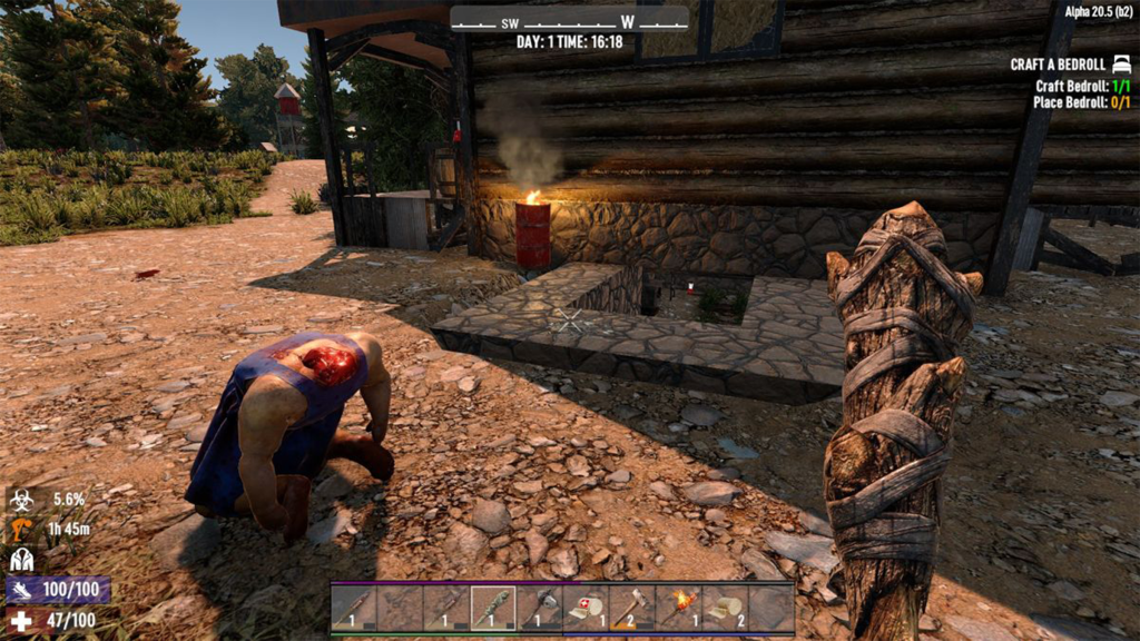 A screenshot from 7 Days to Die.