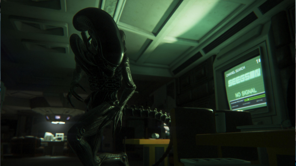 A screenshot from Alien: Isolation.