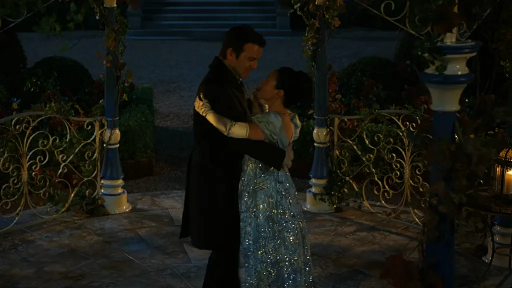 Benedict and Sophie in Bridgerton Season 4