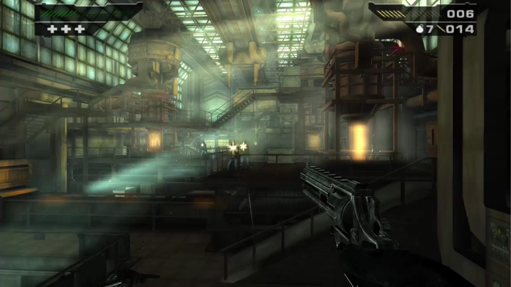 A screenshot from Black on the Xbox.