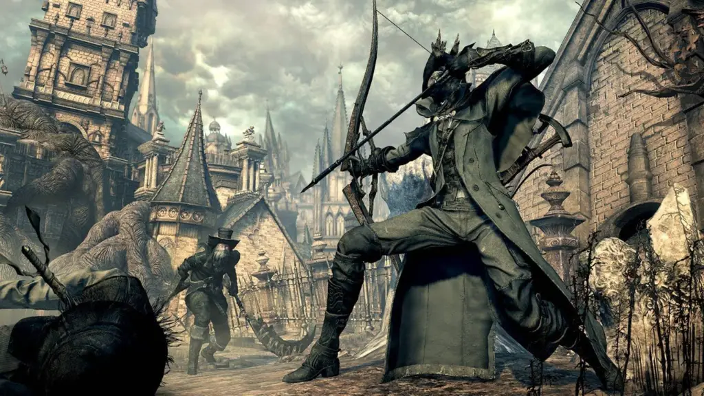 Bloodborne The Old Hunter DLC promotional image