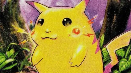 Chonky Red Cheeks Pikachu Card
