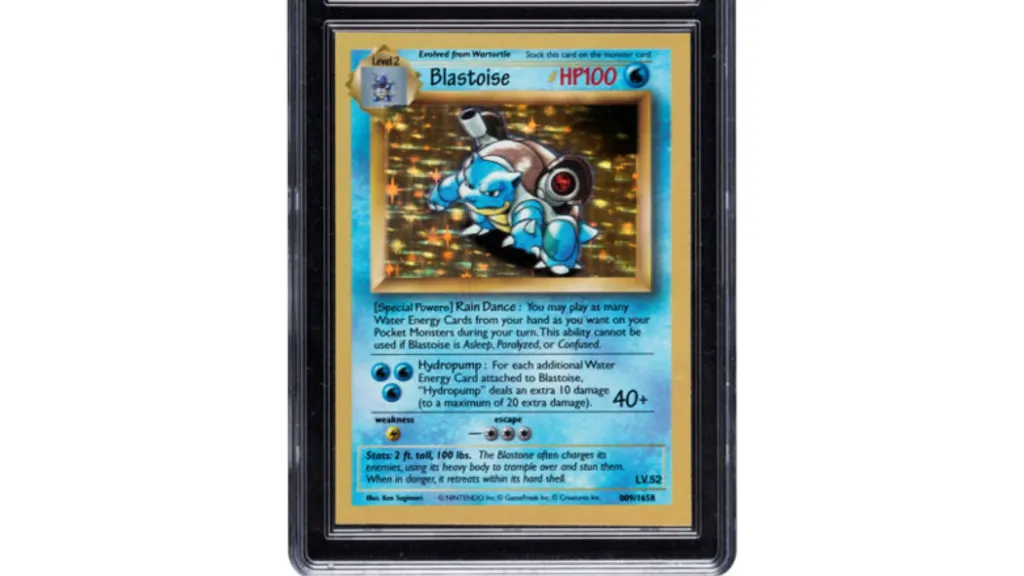 Comissioned Blastoise Holo Rare