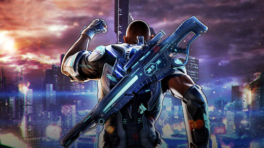 Promotional cover art for Crackdown 3 on the Xbox One.