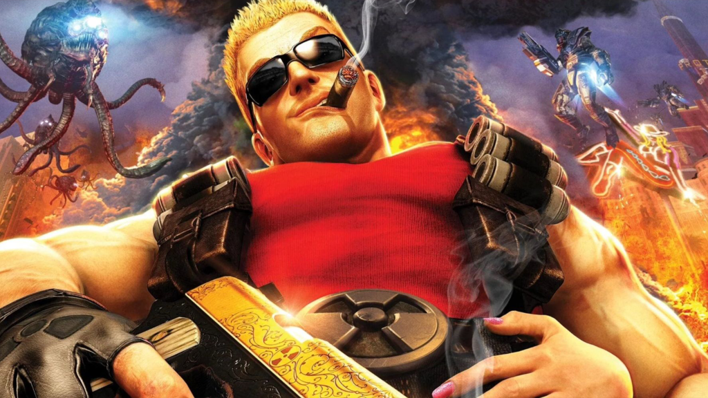 Promotional art for Duke Nukem Forever.