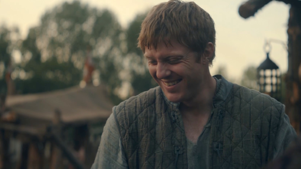Dunk (Peter Claffey) laughing in A Knight of the Seven Kingdoms Season 1 Episode 3