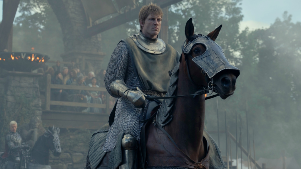 Dunk on a horse in A Knight of the Seven Kingdoms Episode 4