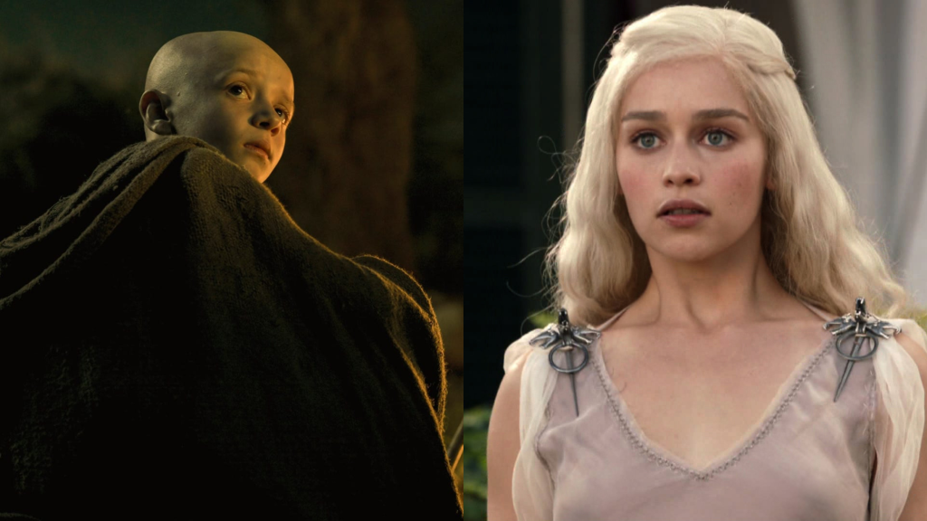 Egg in A Knight of the Seven Kingdoms and Daenerys in Game of Thrones