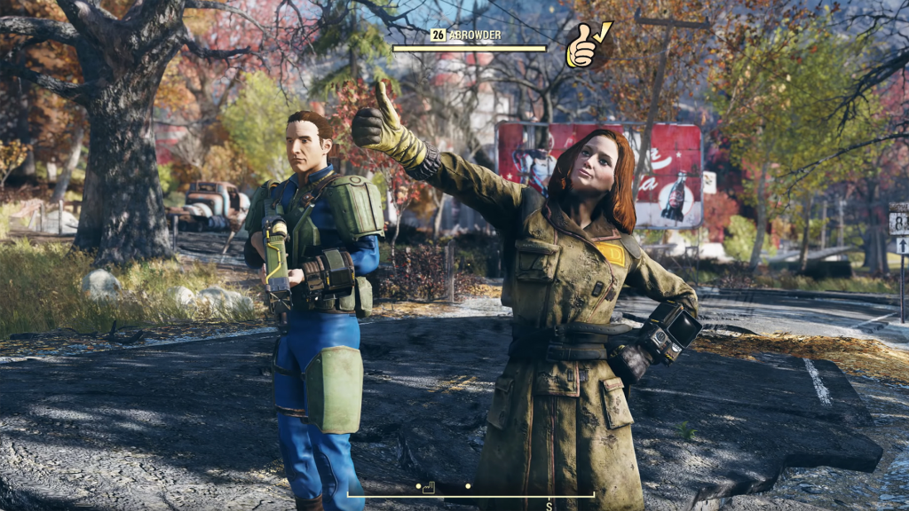 A screenshot from Fallout 76.