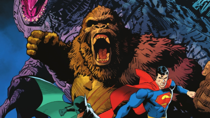 Kong with the Justice League