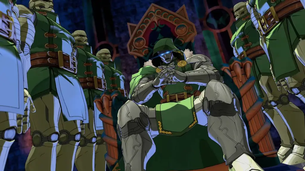 Marvel Tokon Fighting Souls Doctor Doom outro win screen