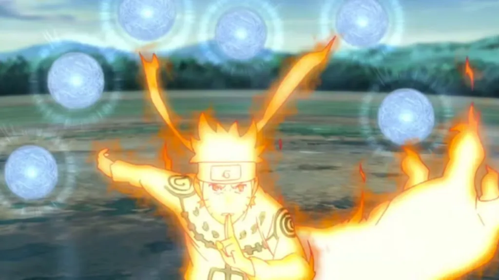 Naruto and Boruto Rasenga Variants - Nine-tails rasengan