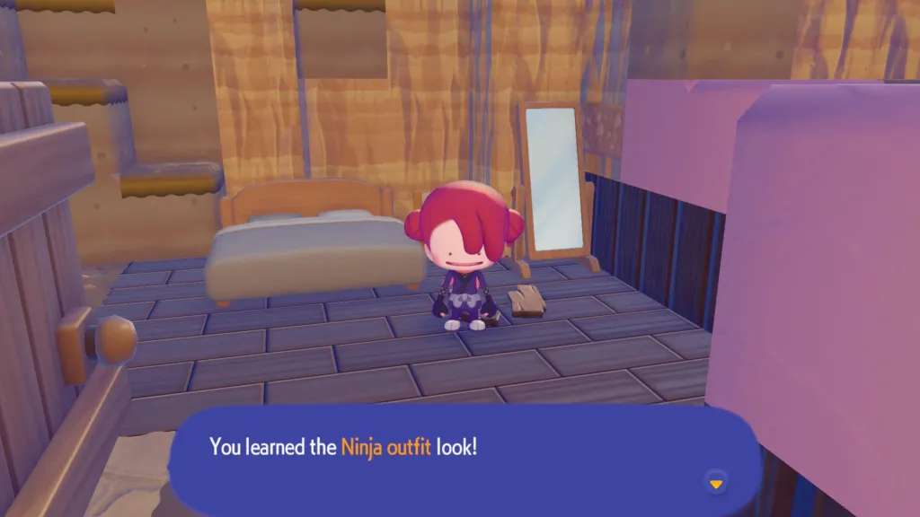 Ninja Outfit Look Pokopia