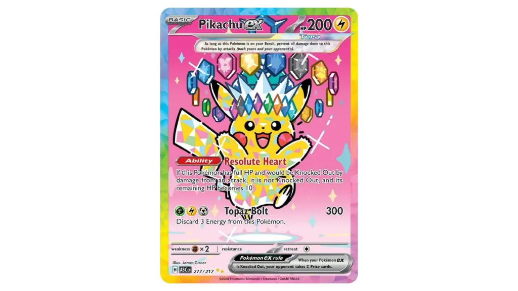 Pikachu ex Tera Special Illustration Rare
