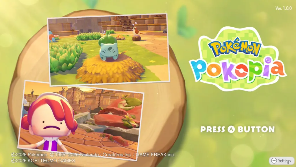 Pokemon Pokopia Loading Screen with In-Game Pics