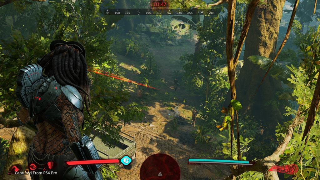 A screenshot from Predator: Hunting Grounds