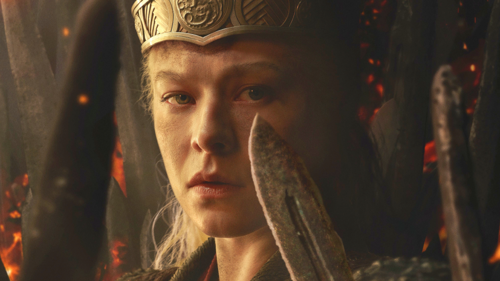 Rhaenyra Targaryen (Emma D'Arcy) in House of the Dragon Season 3 poster