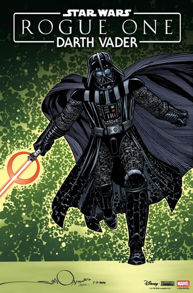 Star Wars Rogue One Darth Vader cover by Marvel Comics