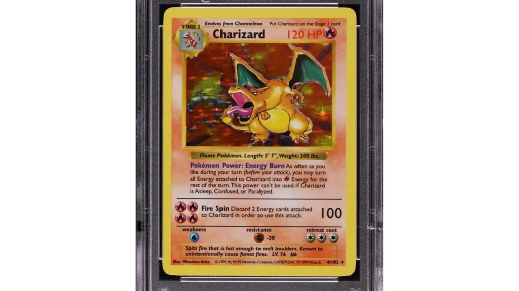 Shadowless Charizard Holo PSA 10