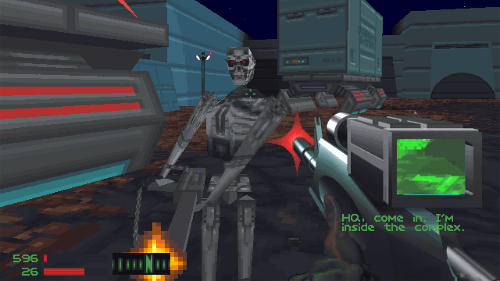 A screenshot from Skynet