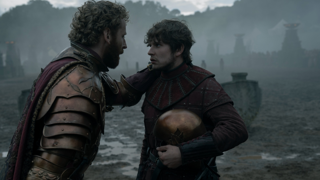 Steffon and Raymun Fossoway in A Knight of the Seven Kingdoms