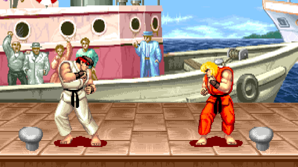 A screenshot from Street Fighter II: The World Warrior.
