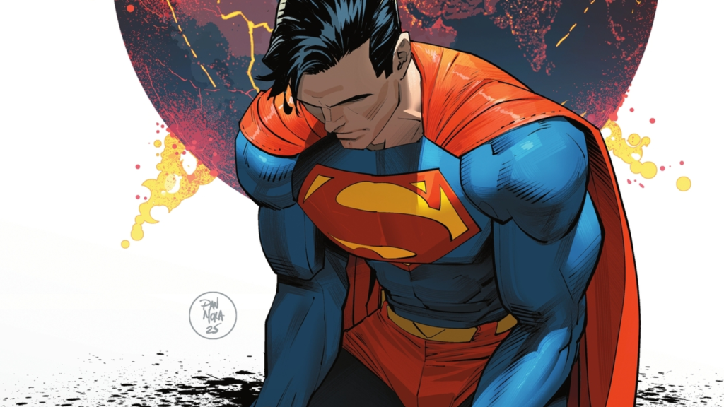 Superman with Heart of Apokolips