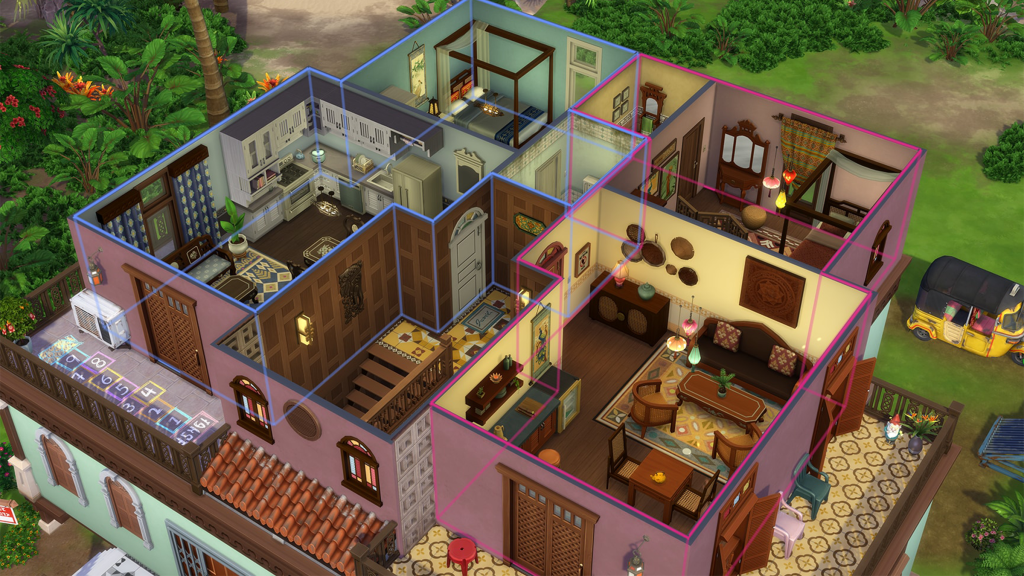 A screenshot from The Simms 4.