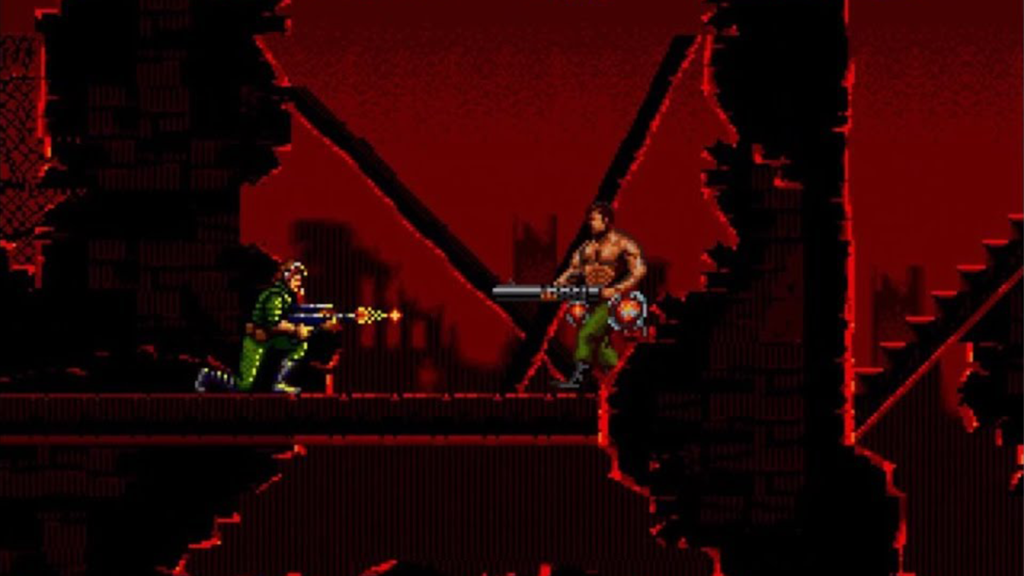 A screenshot from The Terminator.