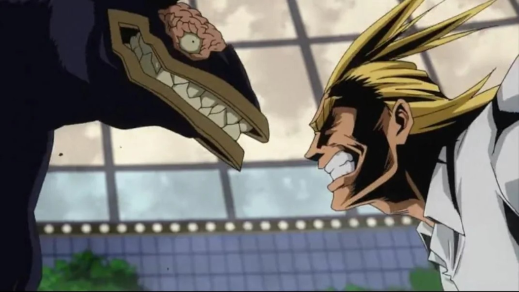 All Might vs Nomu in My Hero Academia Season 1