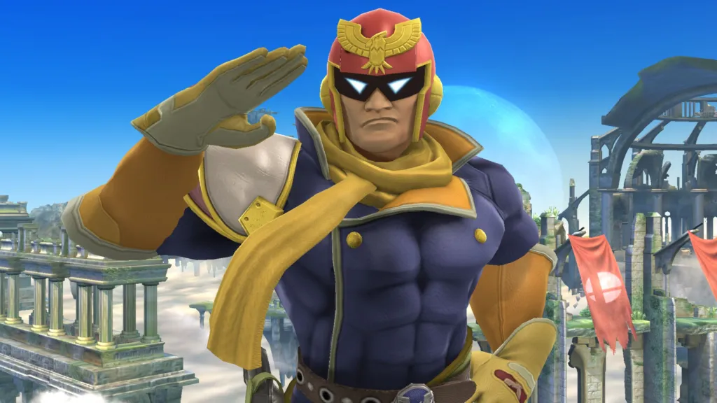 Captain Falcon in Super Smash Bros