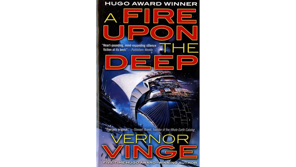 Cover of sci-fi book A Fire Upon the Deep