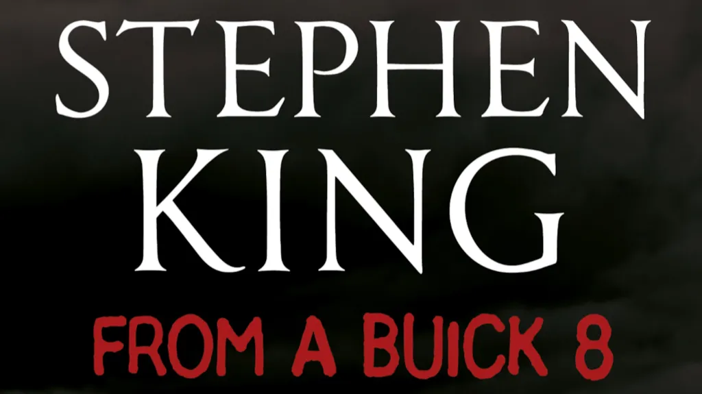 Cropped book cover of Stephen King's From a Buick 8