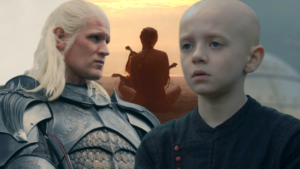 Daemon and Daenerys Targaryen in House of the Dragon, and Egg in A Knight of the Seven Kingdoms