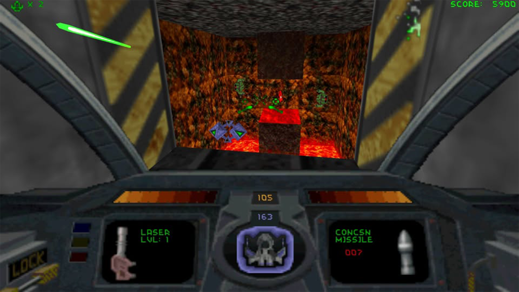 A screenshot from Descent.