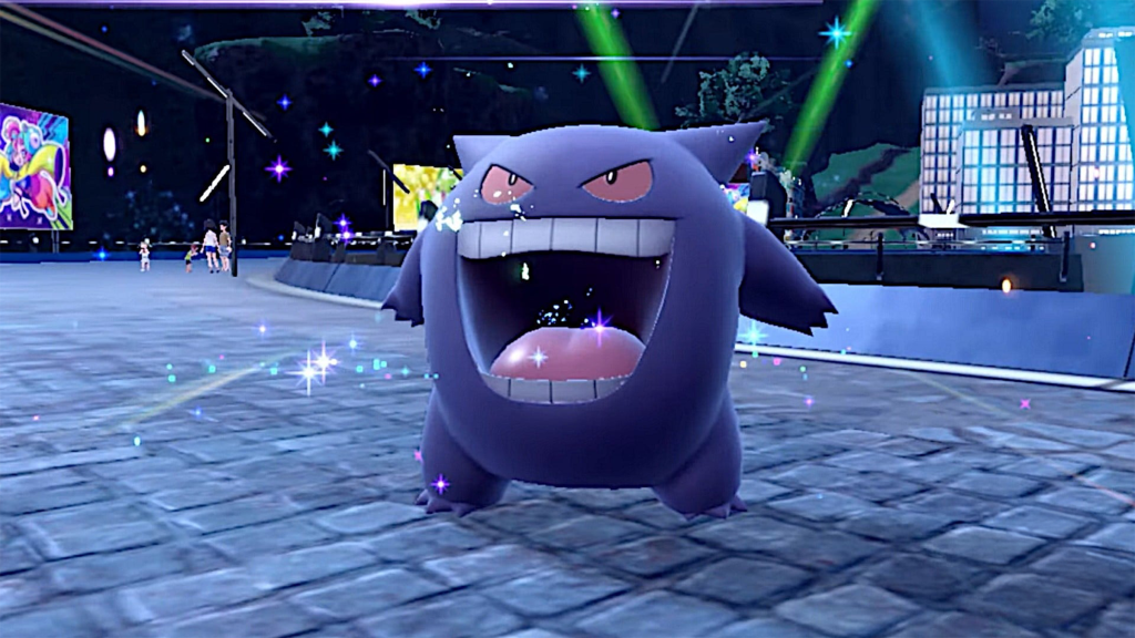 Gengar in Pokémon Scarlet & Violet.