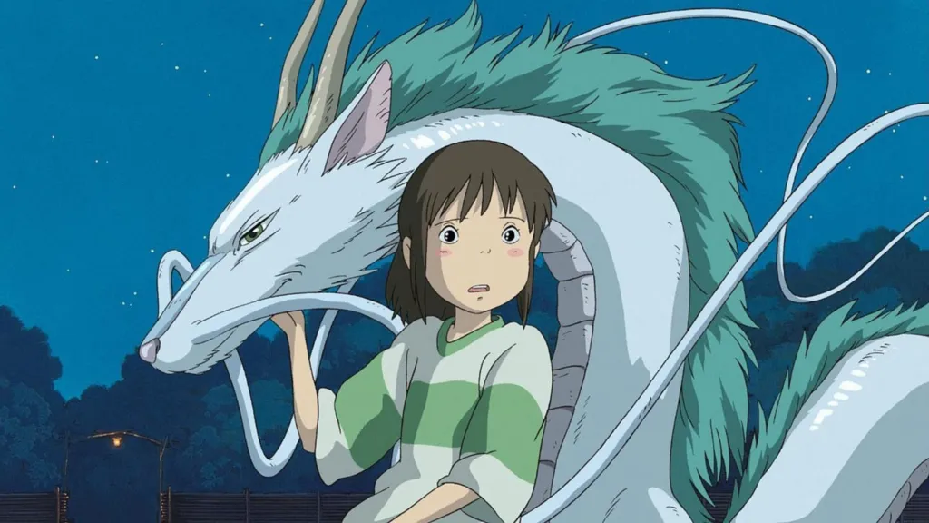 Haku in Spirited Away