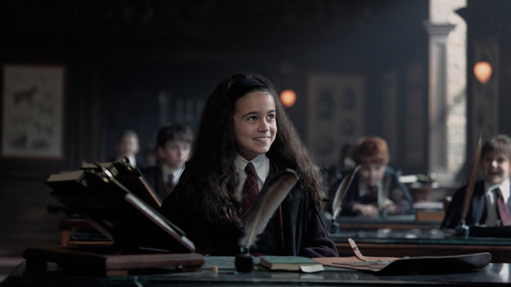 Hermione (Arabella Stanton) in Harry Potter and the Philosopher's Stone TV show